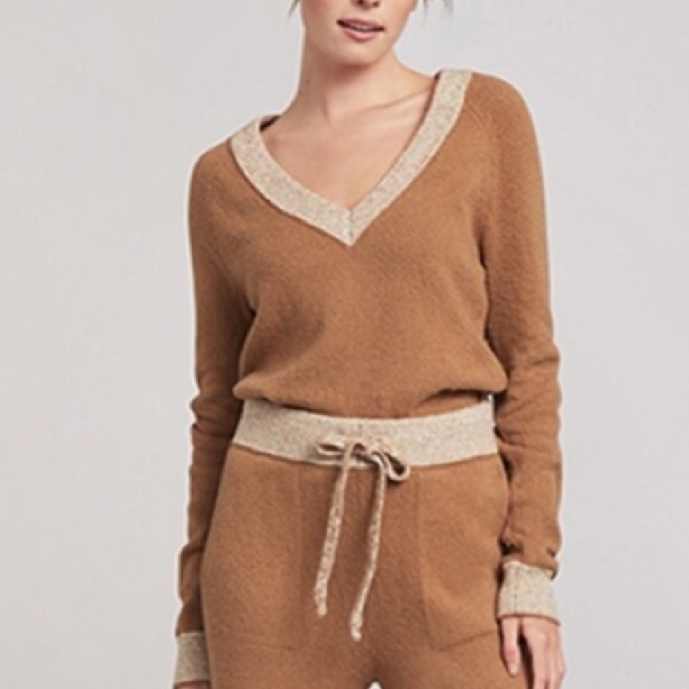 NWT Faherty Serene Sweater Chai Latte